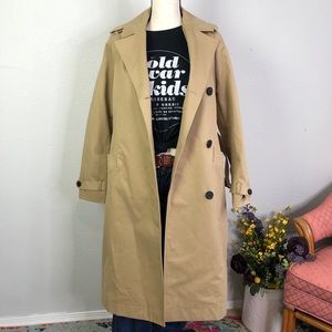 Allsaints Chiara Belted Trench Coat In 